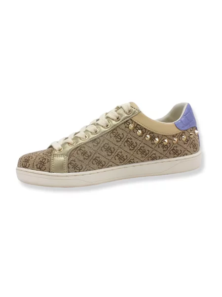 Sneakersy Guess skórzane beżowe