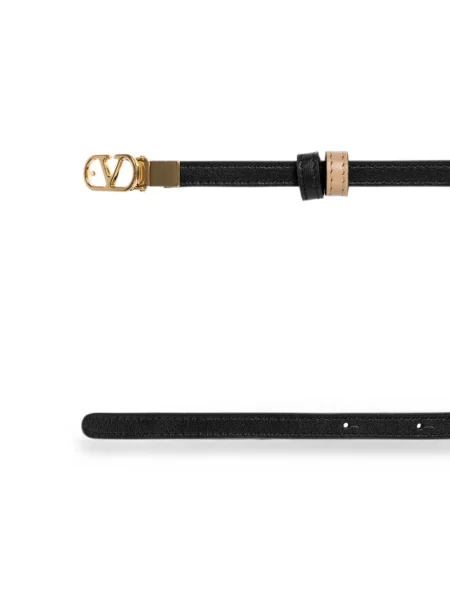 Кожаный препасан колан Valentino Garavani черно