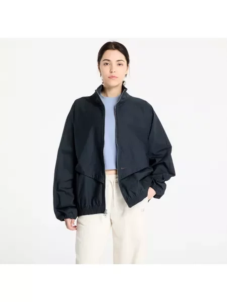 Яке Nike Sportswear Collection Oversized Windrunner Twill Jacket Black/ Black/ Velvet Brown XS черно