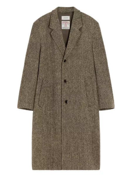 Palton Lemaire din tweed cu model herringbone