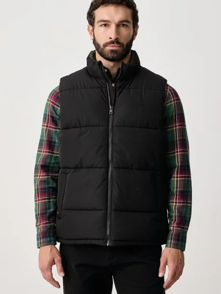 U.S. Polo Assn. bezrękawnik Wide Baffle Gilet czarna