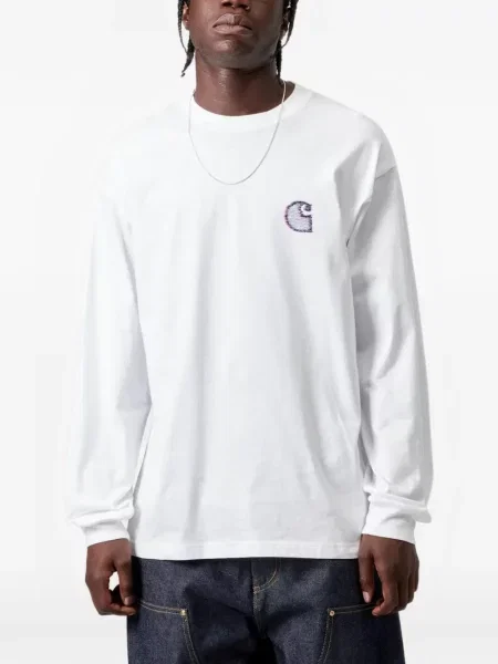 Grafic tricou Carhartt Wip alb