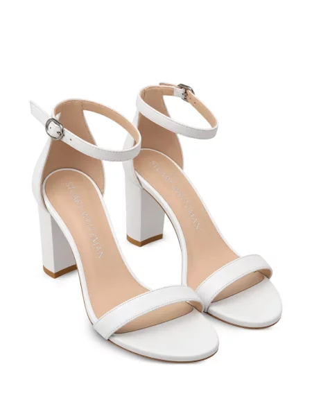 Sandale Stuart Weitzman cu bretele alb