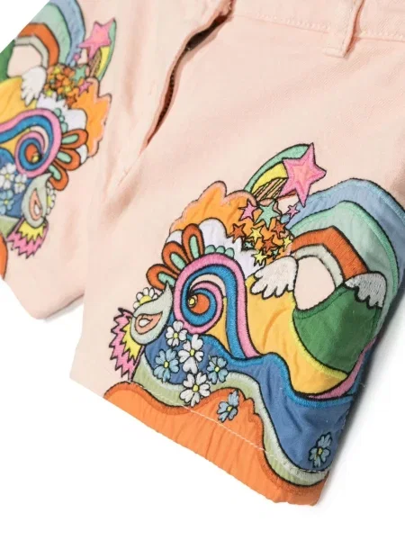 Szorty dziecięce Stella Mccartney różowe