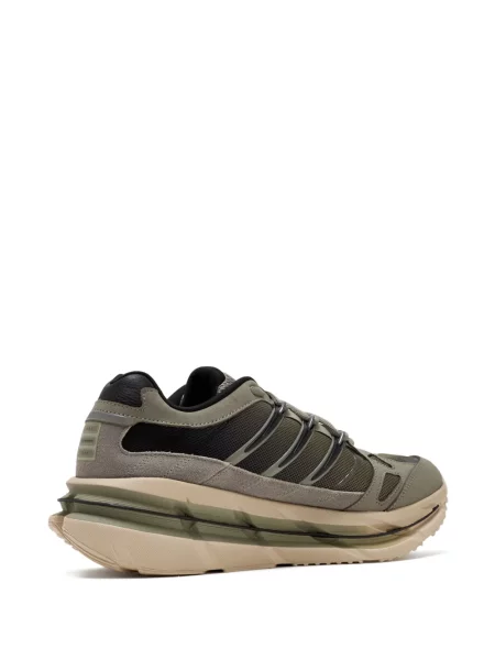 Sneakersy Adidas Adizero w paski zamszowe z nadrukiem szare