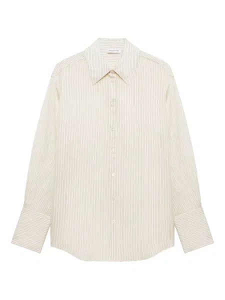 Cămașă Anine Bing cu dungi alb