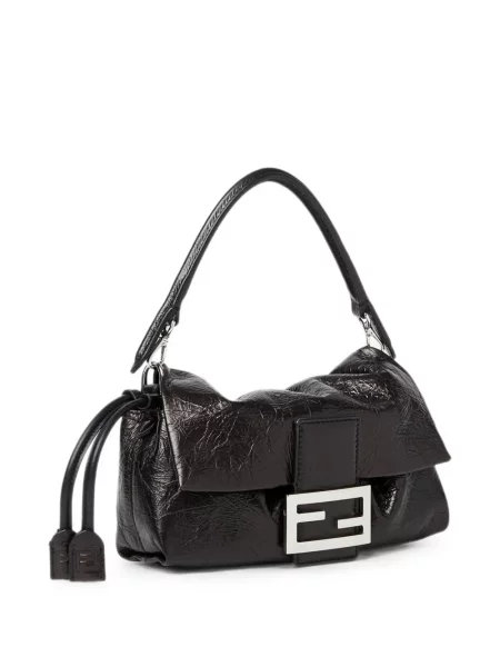 Geantă tip baghetă Fendi din piele negru