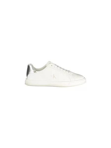 Teniși Calvin Klein din piele alb