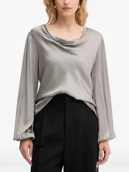 Top Fracomina lung gri