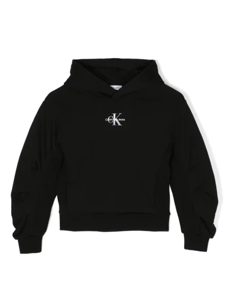 Bluza z kapturem dziecięca Calvin Klein czarna