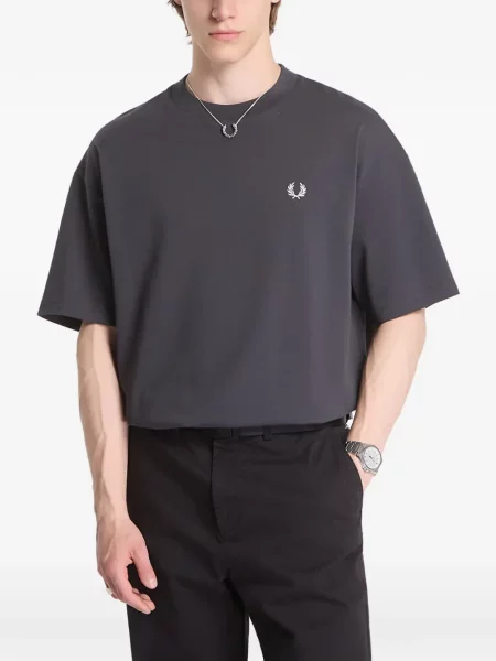 Tricou Fred Perry cu imagine gri