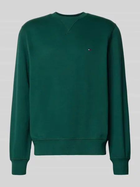 Bluza o kroju regular fit z czystej bawełny z wyhaftowanym logo Tommy Hilfiger