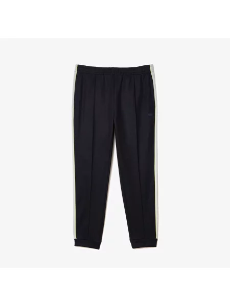 Lacoste Spodnie Dresowe Regular Fit Colorblock granatowe