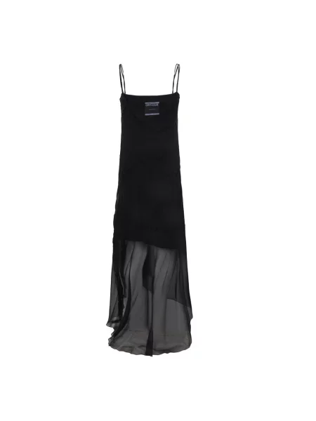 Długa sukienka maxi Moschino czarna