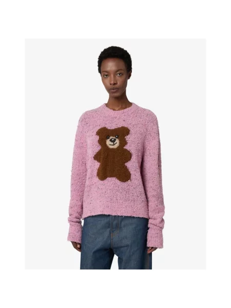 Bukiecik sweter Moschino różowy
