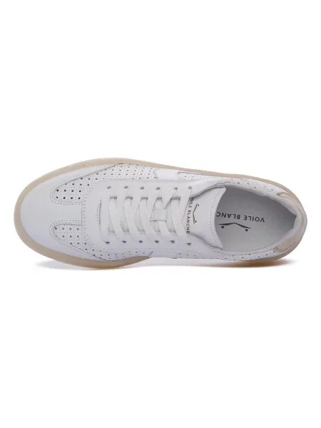 Pantofi Voile Blanche plasă alb