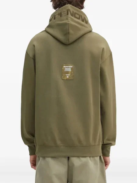 Суичър с качулка Aape By *a Bathing Ape® бродиран зелено