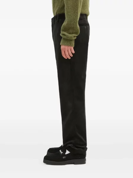Pantaloni Norse Projects de catifea cord verde