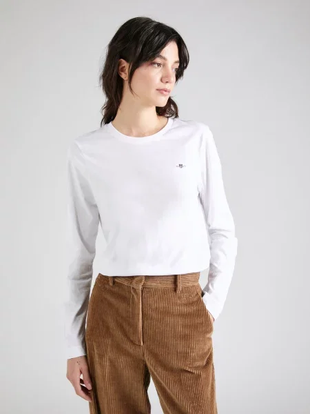 GANT Tricou bleumarin / gri argintiu / roșu alb
