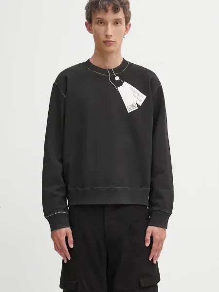 Maison Margiela hanorac de cu imprimeu negru