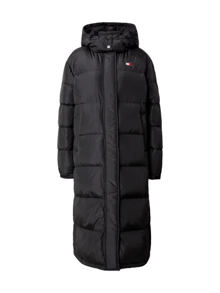 Tommy Jeans Palton de iarnă Alaska' negru