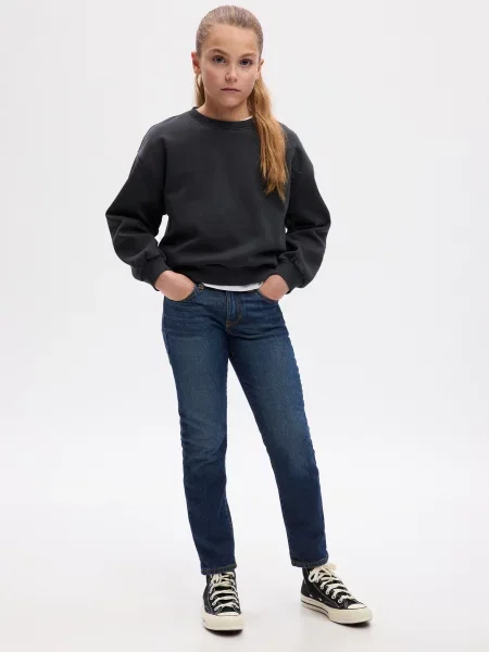 Pantaloni copii Gap gri