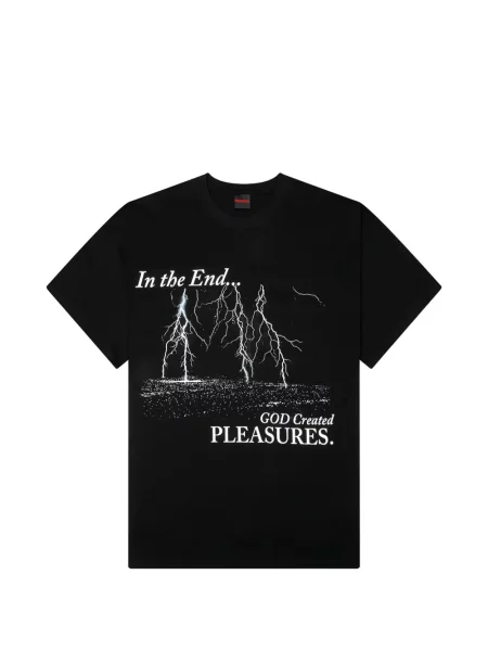Tricou Pleasures cu imagine negru