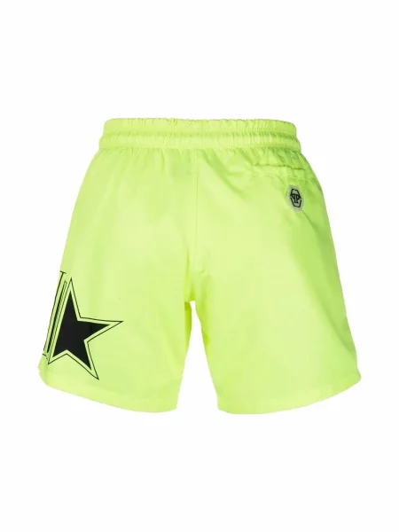 Slip de baie Philipp Plein cu imagine galben