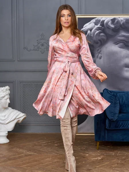 Jadone Fashion Сукня міні Hloriy_persykovyy Персик Віскоза/поліестер