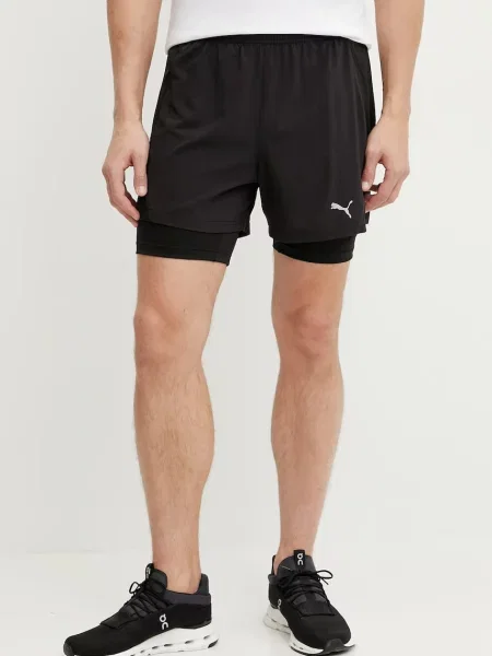 Puma pantaloni scurți de alergare Velocity negru