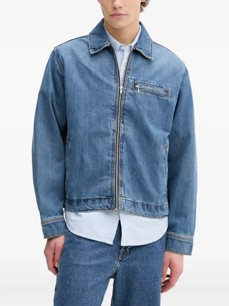 Top Levi's® fără mâneci zdrențuiți skinny fit albastru