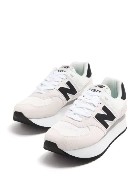 Sneakerși New Balance 574 alb