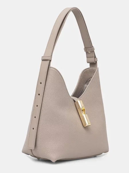 Geanta hobo Furla din piele bej