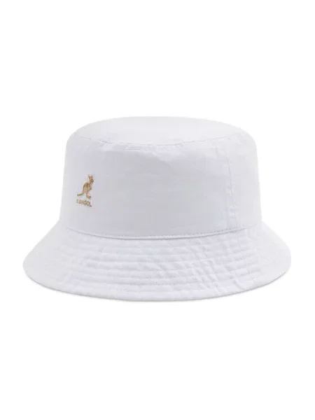 KANGOL Klobouk hnědá bílá
