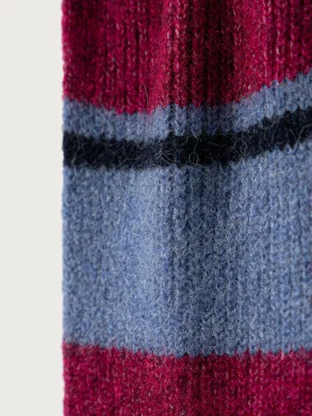 Tommy Jeans szalik z dodatkiem wełny różowa