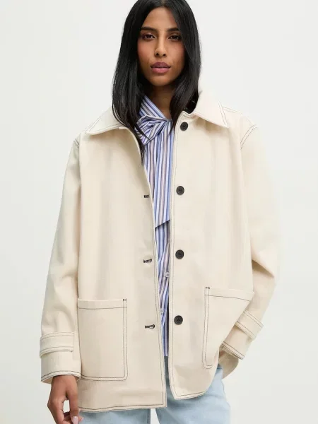 Яке тип риза от Answear Lab преходен модел бежово