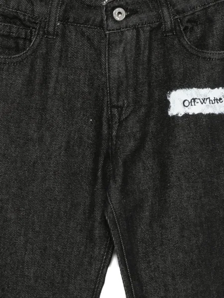Dětské džíny Off-white bílé
