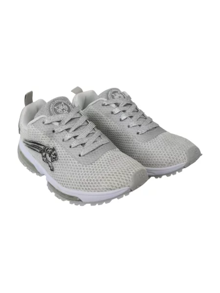 Sneakersy Plein Sport z siateczką szare