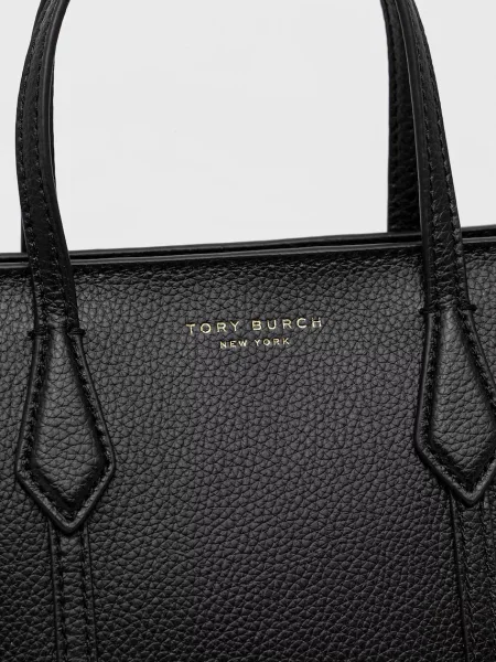 Кожаная сумка шоппер Tory Burch