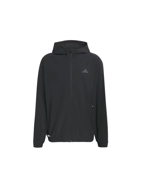 Geacă Adidas alergare negru