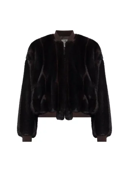Kurtka bomber Mm6 Maison Margiela brązowy