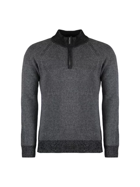 Sweter Moorer z kaszmiru szary