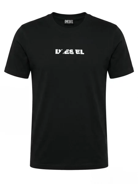 DIESEL Tricou T-JUST negru