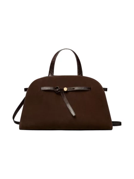 Torebka Tory Burch zamszowa brązowa