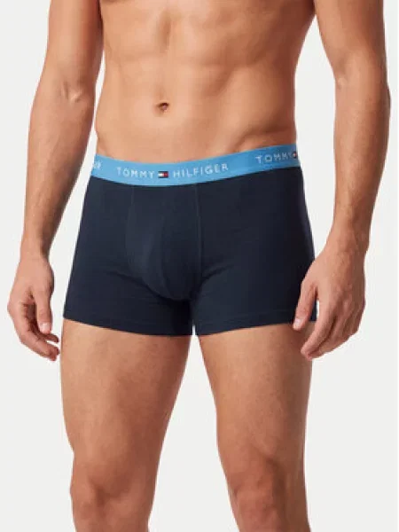 Tommy Hilfiger Underwear Boksarice Essential modra / oranžna bela črna