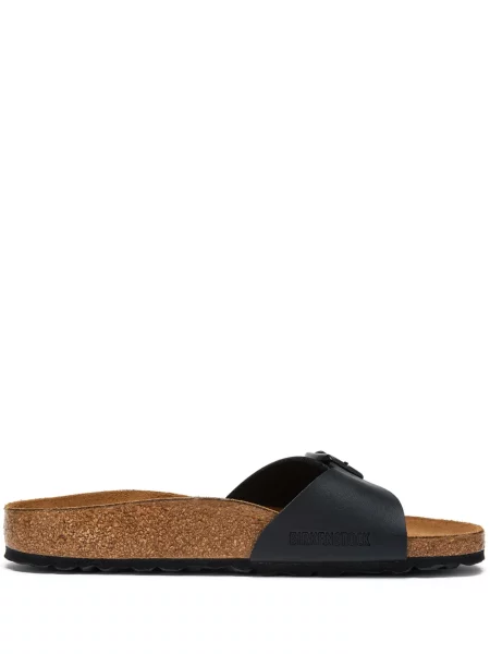 Sandale Birkenstock din piele de căprioară negru