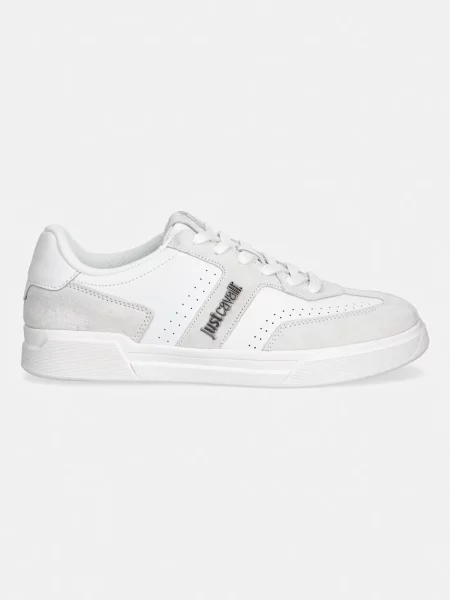 Just Cavalli sneakers pentru bărbați din piele alb