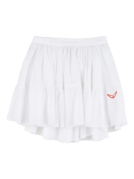 Dětské sukně Zadig & Voltaire bílé