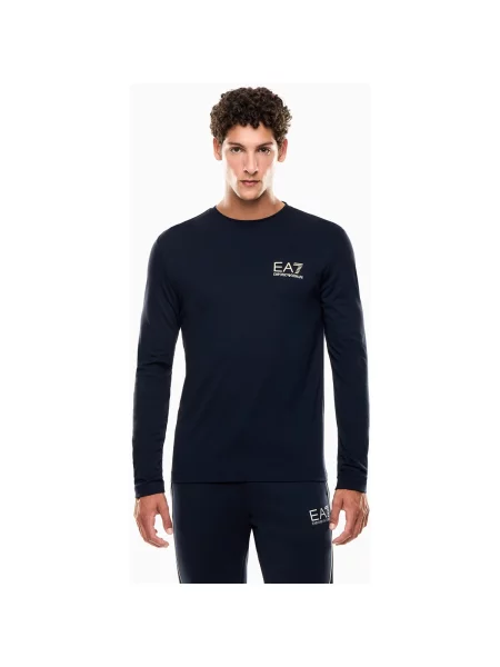 Pulover Emporio Armani Ea7 albastru