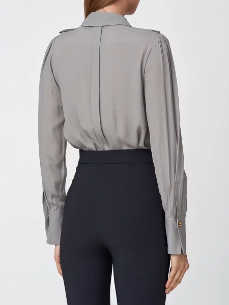 Блуза Elisabetta Franchi сіра